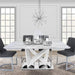 Amara Rectangle Marble Effect Dining Table Dining Tables CIMC 