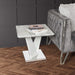 Amara Marble Effect End Table Side Table CIMC 