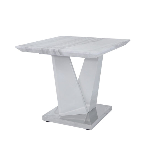 Amara Marble Effect End Table Side Table CIMC 