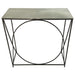 Value Ekanshi Black and Nickel Console Table Console Table CIMC 