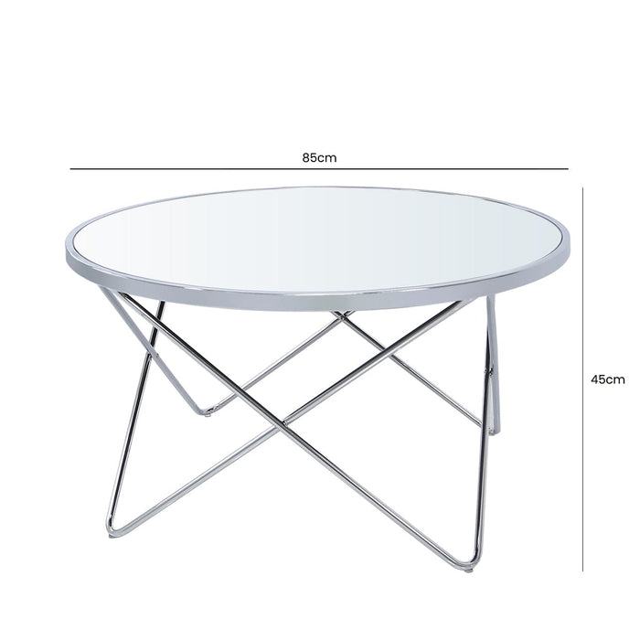 Value Atom Chrome and Mirror Coffee Table Coffee Table CIMC 