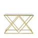 Value Imperia Gold Glass Top Console Table Console Table CIMC 