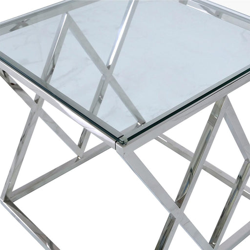 Value Imperia Stainless Steel End Table Side Table CIMC 