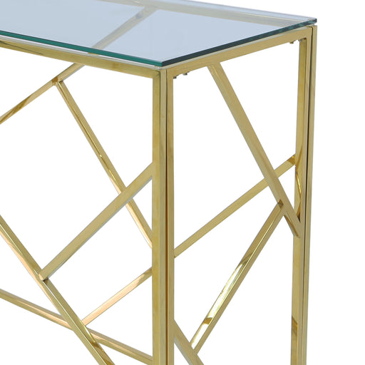 Value Azaria Gold Metal Console Table Console Table CIMC 