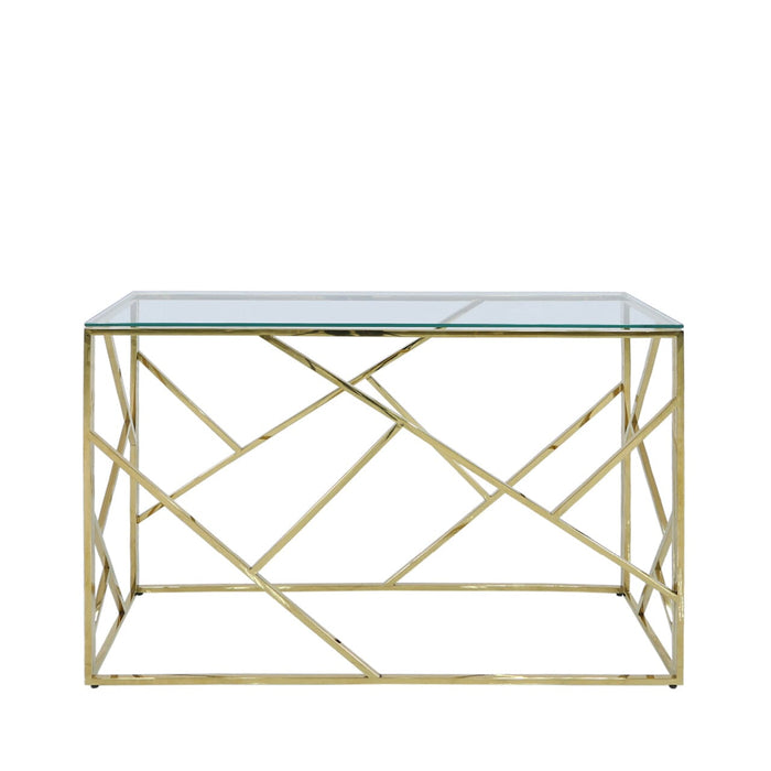 Value Azaria Gold Metal Console Table Console Table CIMC 