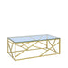 Value Azaria Gold Metal Coffee Table Coffee Table CIMC 