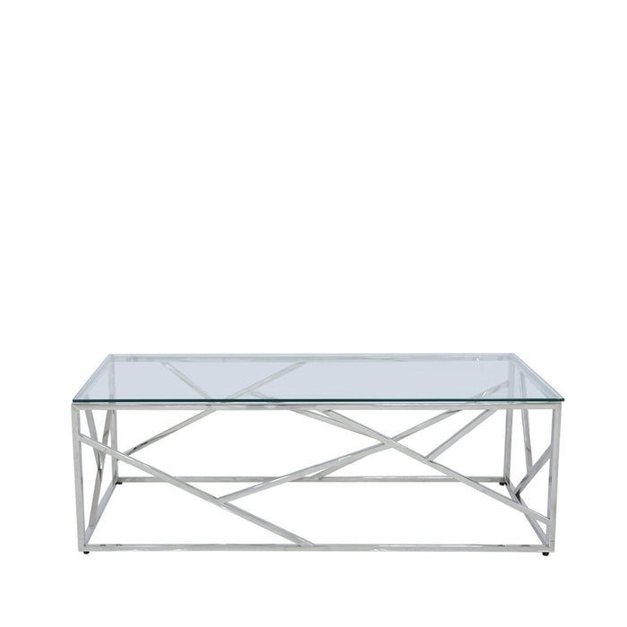 Value Azaria Stainless Steel Metal Coffee Table Coffee Table CIMC 