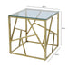 Value Azaria Gold Metal End Table Side Table CIMC 