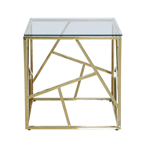 Value Azaria Gold Metal End Table Side Table CIMC 