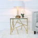 Value Azaria Gold Metal End Table Side Table CIMC 