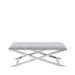 Evan Steel Bench With Grey Fabric Seat Accent Chair CIMC 