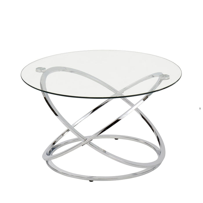 Value Rizzo Chrome Coffee Table Coffee Table CIMC 