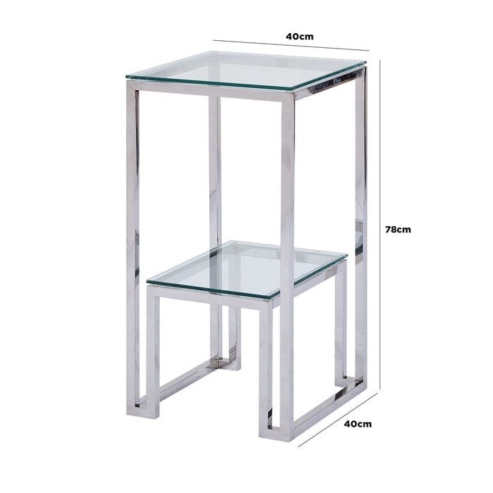 Harry Stainless Steel Telephone Table Side Table CIMC 