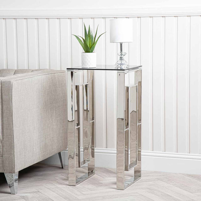 Value Apex Chrome Telephone Table Side Table CIMC 