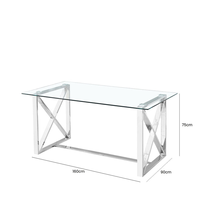 Zenith Stainless Steel Dining Table Dining Tables CIMC 