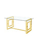 Apex Gold Metal Dining Table Dining Tables CIMC 