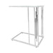 Cohen Silver Chrome Glass Top Sofa Table Side Table CIMC 