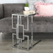 Geo Silver Chrome Glass Top Sofa Table Side Table CIMC 