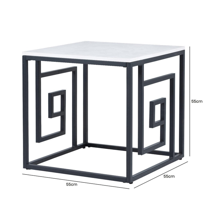 Devon Black and Grey End Table Side Table CIMC 