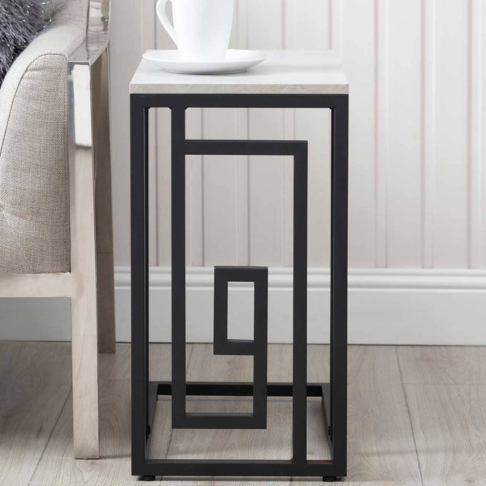 Devon Black and Grey Sofa Table Side Table CIMC 