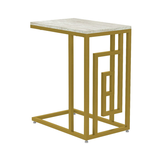 Devon Cream and Gold Sofa Table Side Table CIMC 