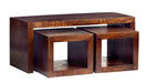 Toko Dark Mango Cubed John Long Magno Table Set Toko IHv2 