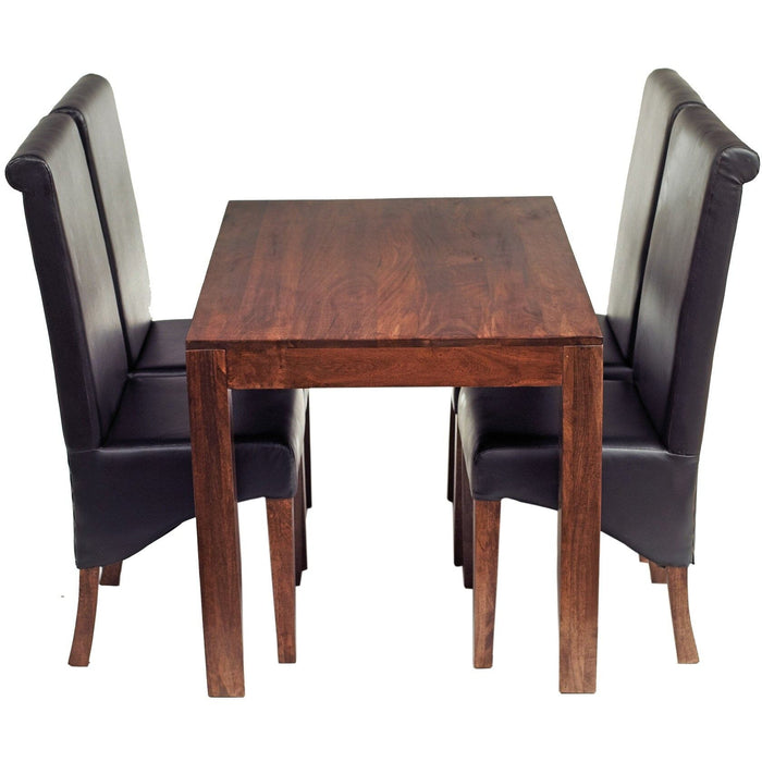 Leather Dining Chair matching our Toko Dark Range Home Centre Direct 