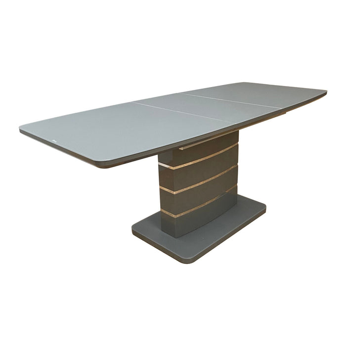 Modena Extension Table Dark Grey Extending Dining Table Gannon 