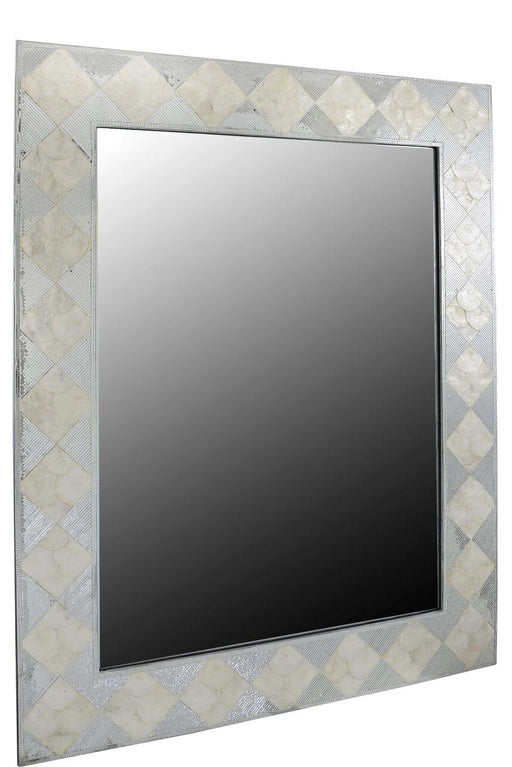 White And Silver Diamond Decorative Wall Mirror Mirrors CIMC 