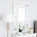 Torino White Wood Wall Mirror Mirrors CIMC 