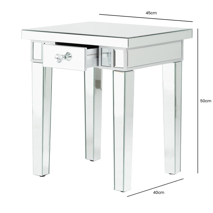 Classic Mirror End Table Side Table CIMC 