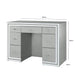 Grey Manhattan 7 Drawer Dressing Table Dressing Table CIMC 