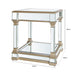 Apollo Champagne Mirrored End Table Side Table CIMC 