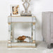 Apollo Champagne Mirrored End Table Side Table CIMC 