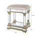 Apollo Champagne Mirrored Stool Dressing Stool CIMC 