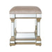 Apollo Champagne Mirrored Stool Dressing Stool CIMC 