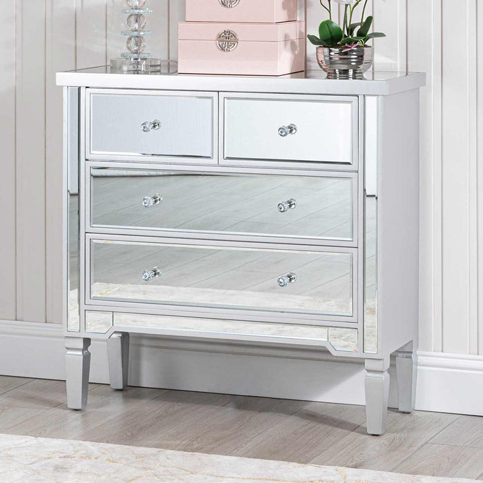 Value Vista Silver 4 Drawer Chest Chest of Drawers CIMC 