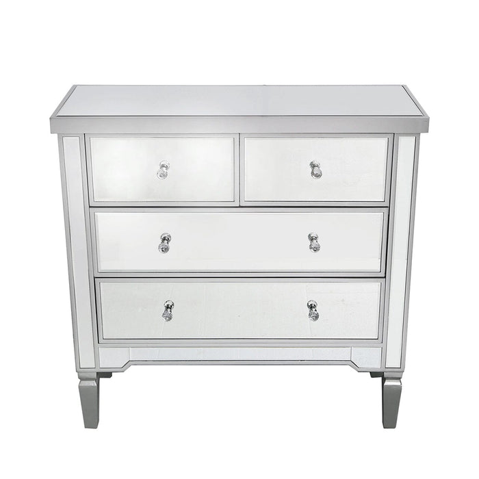 Value Vista Silver 4 Drawer Chest Chest of Drawers CIMC 