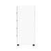 Value Omnia Mirror White 4 Drawer Tallboy Chest of Drawers CIMC 