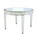 Apollo Champagne Mirrored Round Dining Table Dining Tables CIMC 