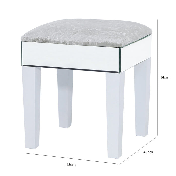 Value Harlow Mirror Stool Dressing Stool CIMC 