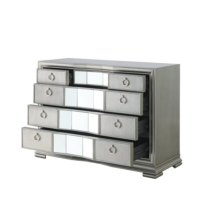 Lucca Mirror Grey 5 Drawer Chest Chest of Drawers CIMC 