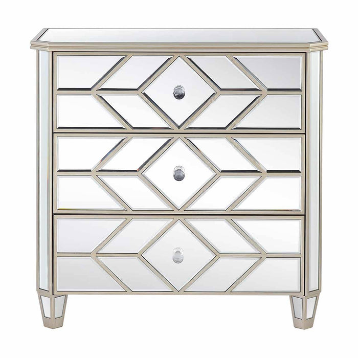 Becca 3 Drawer Mirror Chest Chest of Drawers CIMC 