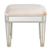 Becca Mirror Champagne Stool Dressing Stool CIMC 