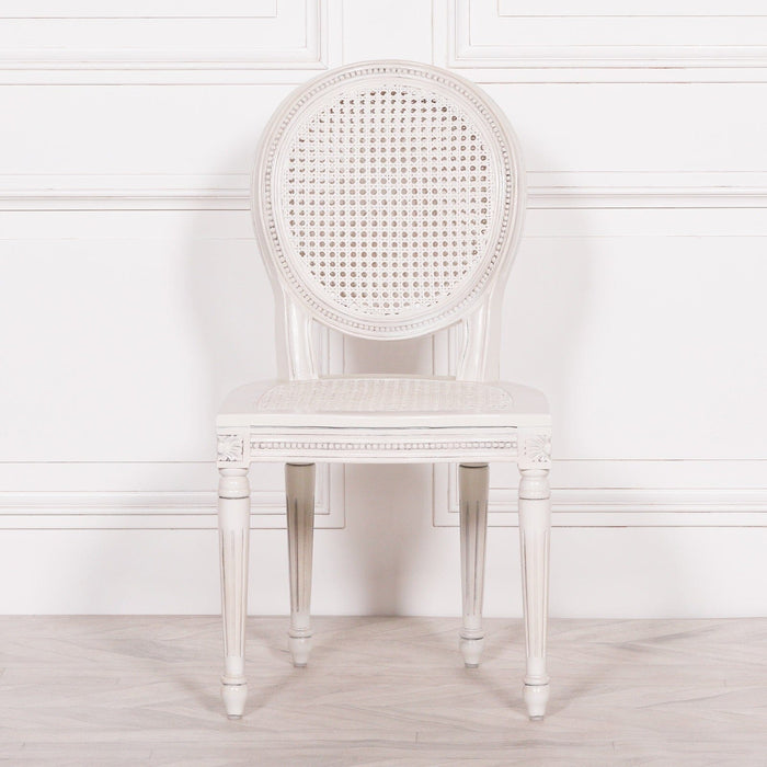 Off White Chateau Rattan Dining Chair Dining Chairs Maison Repro 