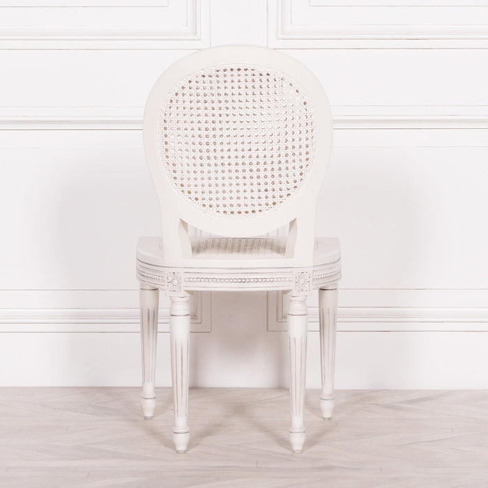 Off White Chateau Rattan Dining Chair Dining Chairs Maison Repro 