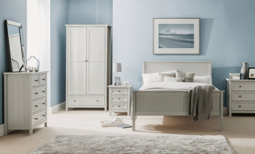 Maine 150Cm Bed Frame - Dove Grey Bed Frames Julian Bowen V2 