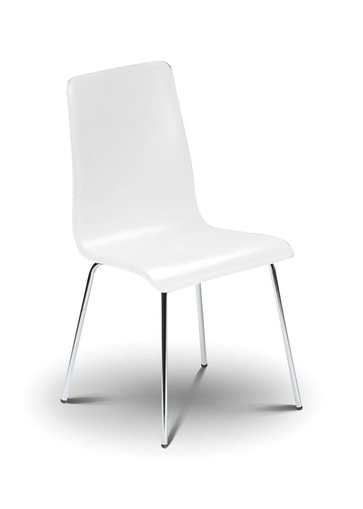 Mandy Chair White (4 Per Box) Dining Chairs Julian Bowen V2 