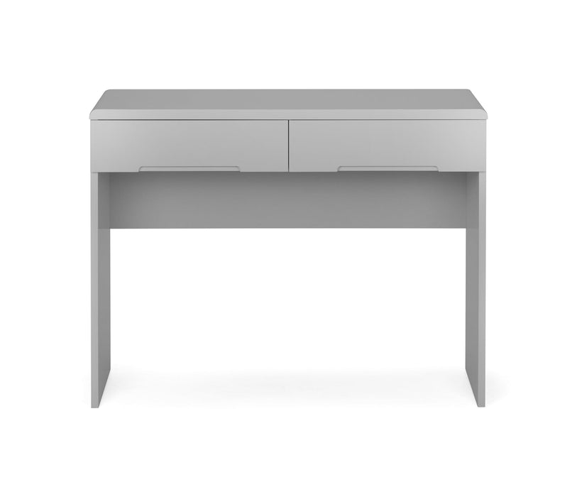 Manhattan Dressing Table With 2 Drawers - Grey Dressing Table Julian Bowen V2 