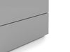 Monaco 4+2 Drawer Chest - Grey High Gloss Chest of Drawers Julian Bowen V2 